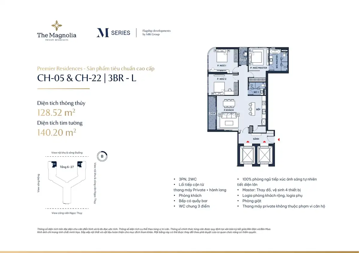Layout 3BR-L CH05 CH22 The Magnolia