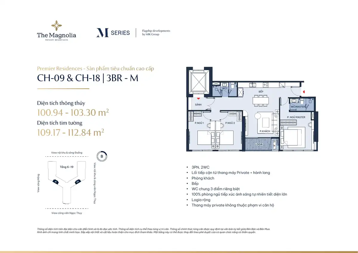 Layout 3BR-M CH09 CH18 The Magnolia